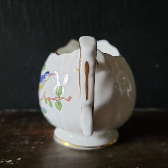 Vintage Aynsley Pembroke Pattern Fine Bone China Petite Creamer, Bird & Flowers - Picture 5 of 7